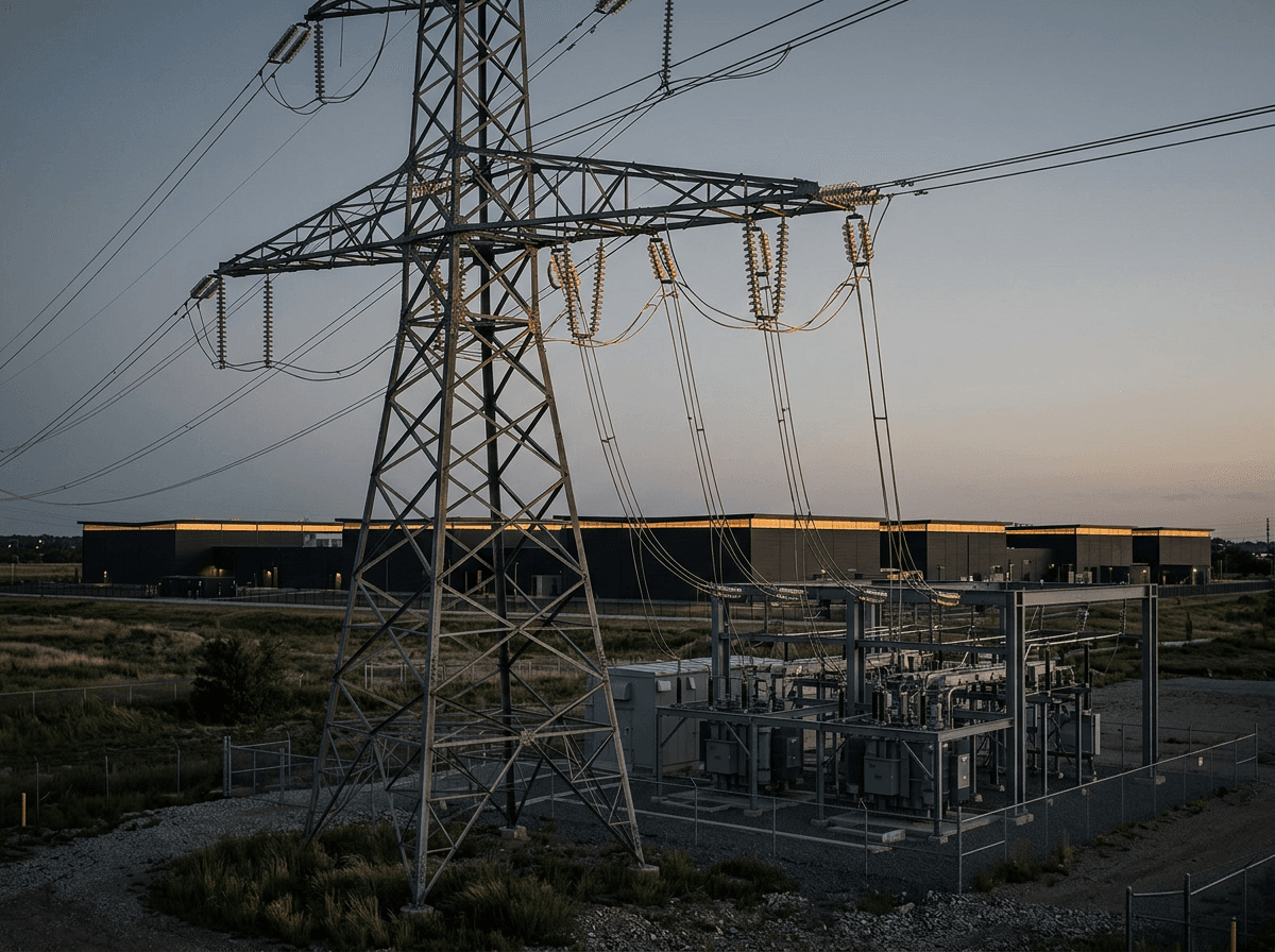 Power infrastructure serving the campus